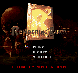 Rendering Ranger R2 Title Screen
